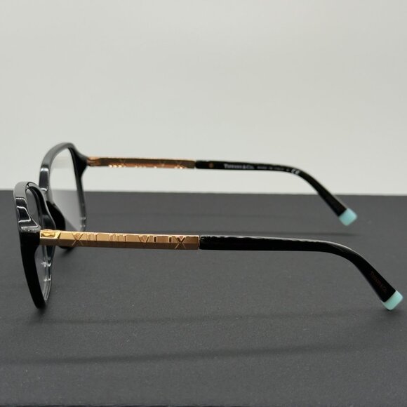 Tiffany & Co. Eyeglasses Frame Only TF 2211 8001 54-15-140 Black Gold - Picture 4 of 12